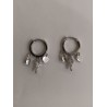 PENDIENTES ARO PLATA CON COLGANTITOS