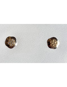 PENDIENTES BICOLOR FLOR  2