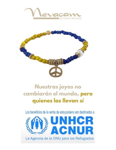 PULSERA PLATA DE PALO BENEFICA POR UCRANIA