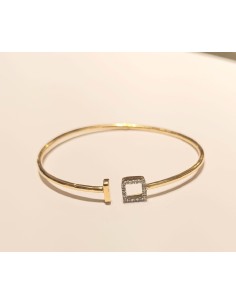 BRAZALETE ORO AMARILLO Y BRILLANTES 2