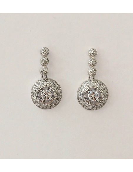 PENDIENETE PLATA CIRCONITAS