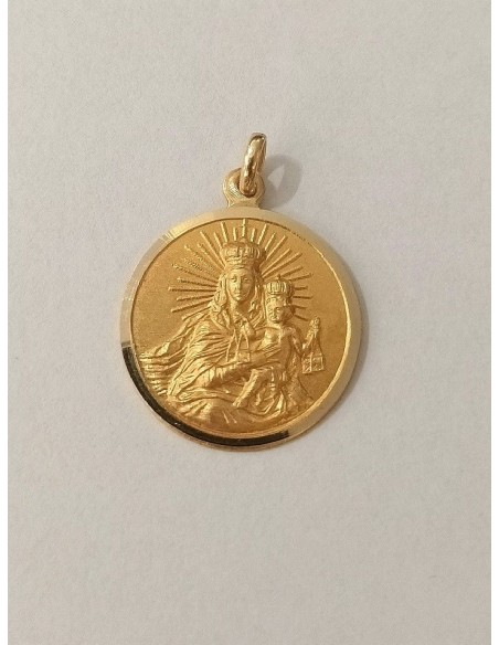 MEDALLA ORO 20MM VIRGREN DEL CARMEN