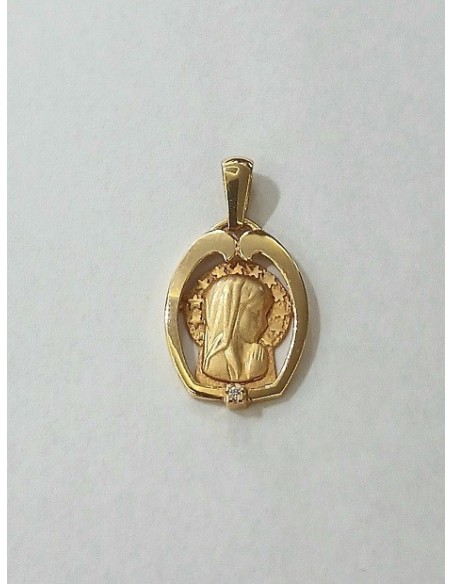 MEDALLA VIRGEN NIÑA ORO