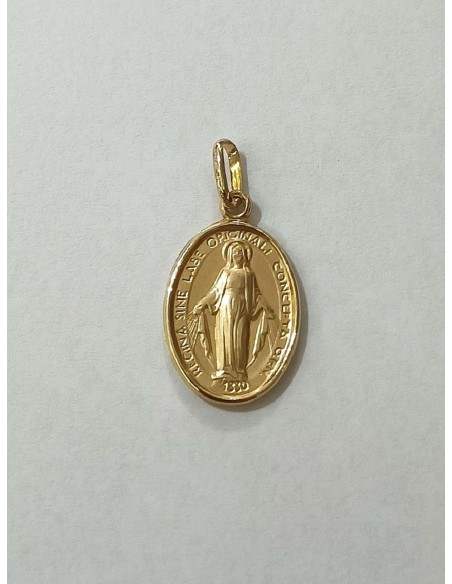MEDALLA ORO VIRGEN LA MILAGROSA