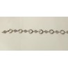 PULSERA ORO BLANCO CON CIRCONITAS 
