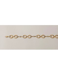 PULSERA ORO BICOLOR DE ESTRIBOS 2
