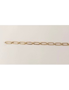 PULSERA ORO ESLABON ALARGADO 2