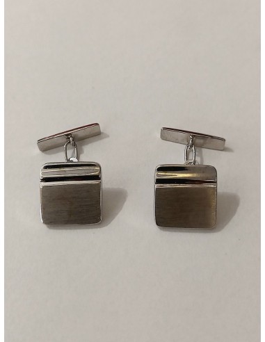 GEMELOS ORO CUADRADOS MATE/BRILLO