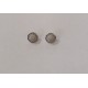 PENDIENTES ORO BLANCO Y BRILLANTES