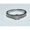 SOLITARIO ORO BLANCO Y DIAMANTES ENTRAL Y BRAZO