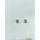 PENDIENTES ORO BLANCO Y DIAMANTES