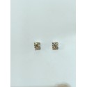 PENDIENTES ORO BLANCO Y DIAMANTES