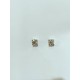 PENDIENTES ORO BLANCO Y DIAMANTES