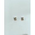 PENDIENTES ORO BLANCO Y DIAMANTES