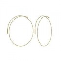 PENDIENTES MAGIC WIRE ORO AROS GRANDES