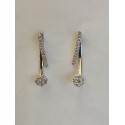 PENDIENTES OR.BCO CON DIAMANTES