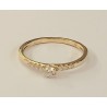 SOLITARIO CON DIAMANTES CENTRAL Y LATERAL