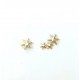 PENDIENTES ESTRELLAS ORO DESIGUAL SIMPLE TREPADOR