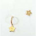 PENDIENTES ESTRELLA ORO DIFERENTES