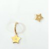 PENDIENTES ESTRELLA ORO DIFERENTES