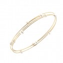 PULSERA ORO MAGIC WIRE VARIAS VUELTAS CON PERLAS