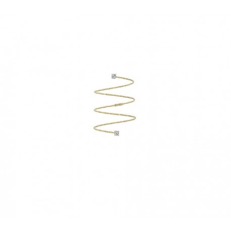 SORTIJA MAGIC WIRE ESPIRAL ORO CON CZ BLANCA