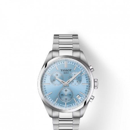 RELOJ TISSOT PR100 ESFERA AZUL CLARA ACERO