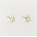 PENDIENTES FLOR NACAR CON CIRCONITA