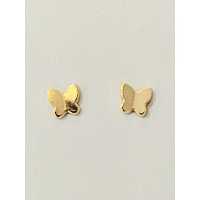 PENDIENTES ORO AMARILLO MARIPOSAS