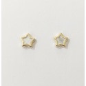 PENDIENTES ORO ESTRELLA NIÑA