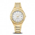 RELOJ BERING PAVONADO EN ORO AMARILLO ESF.BLANCA