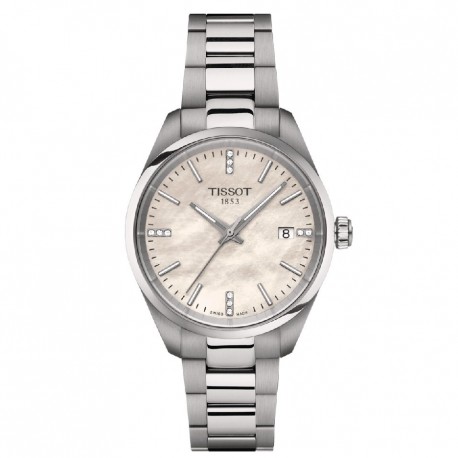 RELOJ TISSOT PR100 BLANCO CON DIAMANTES