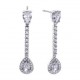 PENDIENTES P.DURAN SPOSATA PLATA GOTA