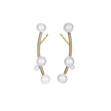 PENDIENTES P.DURAN PEARL CON 4 PERLAS