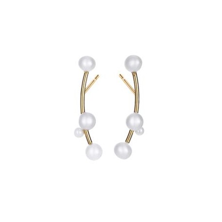 PENDIENTES P.DURAN PEARL CON 4 PERLAS