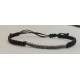 PULSERA RIVIERE AZUL MACRAME NEGRO