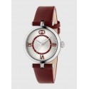 RELOJ GUCCI SM30 SILVER INDEX RED 