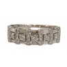 SORTIJA DIAMANTES BAGUETTES Y BRILLANTES