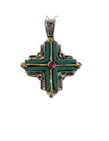 CRUZ ALTANA PLATA Y BRONCE