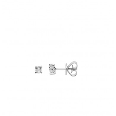 PENDIENTES ORO BLANCO CON DIAMANTES