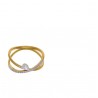 SORTIJA HULA HOP ORO A. Y DIAMANTES
