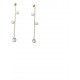 PENDIENTES ORO LARGOS CON PERLAS