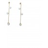 PENDIENTES ORO LARGOS CON PERLAS