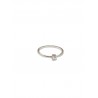 SOLITARIO ORO BLANCO CON DIAMANTE 4GARRAS