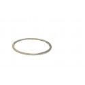 PULSERA ARO ORO BL Y CIRCONITAS