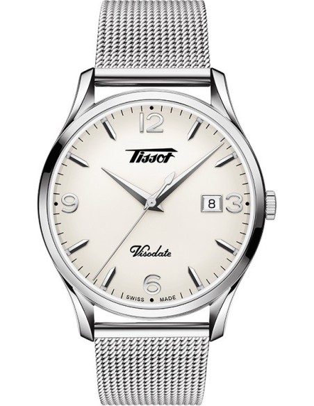 RELOJ TISSOT VISODATE ACERO MALLA MILANESA