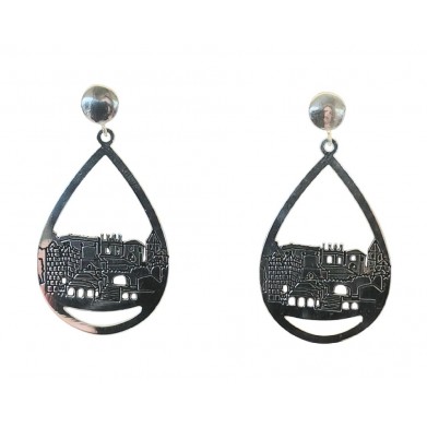 PENDIENTES CACERES PLATA PEQUEÑO 