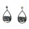 PENDIENTES CACERES PLATA PEQUEÑO 