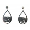 PENDIENTES CACERES PLATA GRANDE