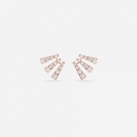 PENDIENTES GOLD&ROSES SMOKY CLUB